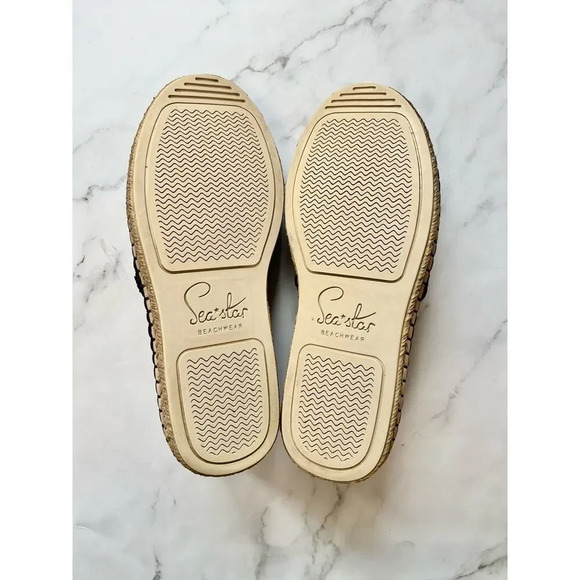 Sea Star Shoe Women Size 6 Espadrilles Cap Toe Mesh Casual Slip On Resort Cruise - Picture 6 of 10